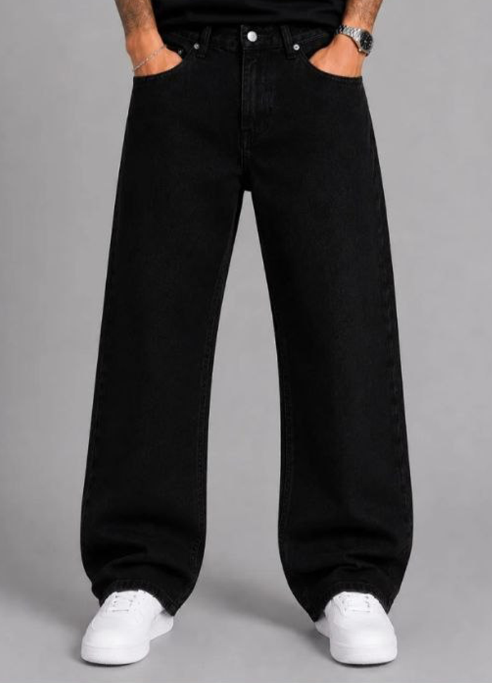 JEANS BAGGY ART. BG800-1 - NERO