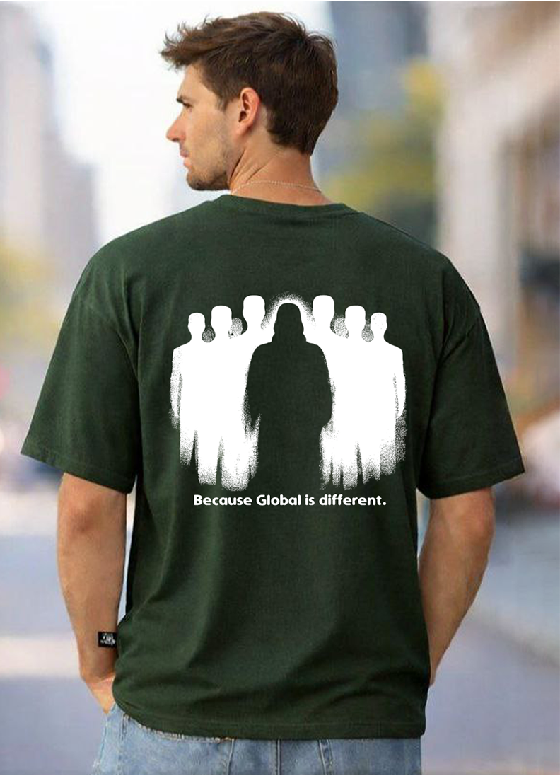 T-SHIRT GLOBAL BRAND ART. 8011 - VERDE BOSCO