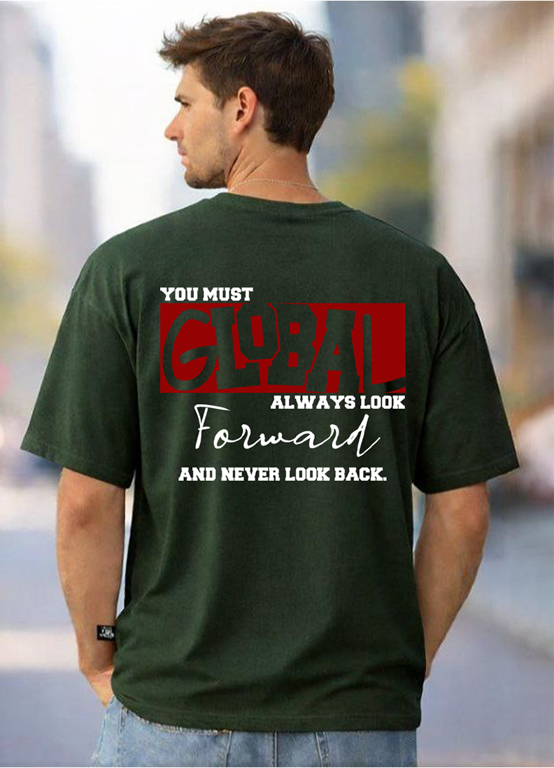 T-SHIRT GLOBAL BRAND ART. 8013 - VERDE BOSCO