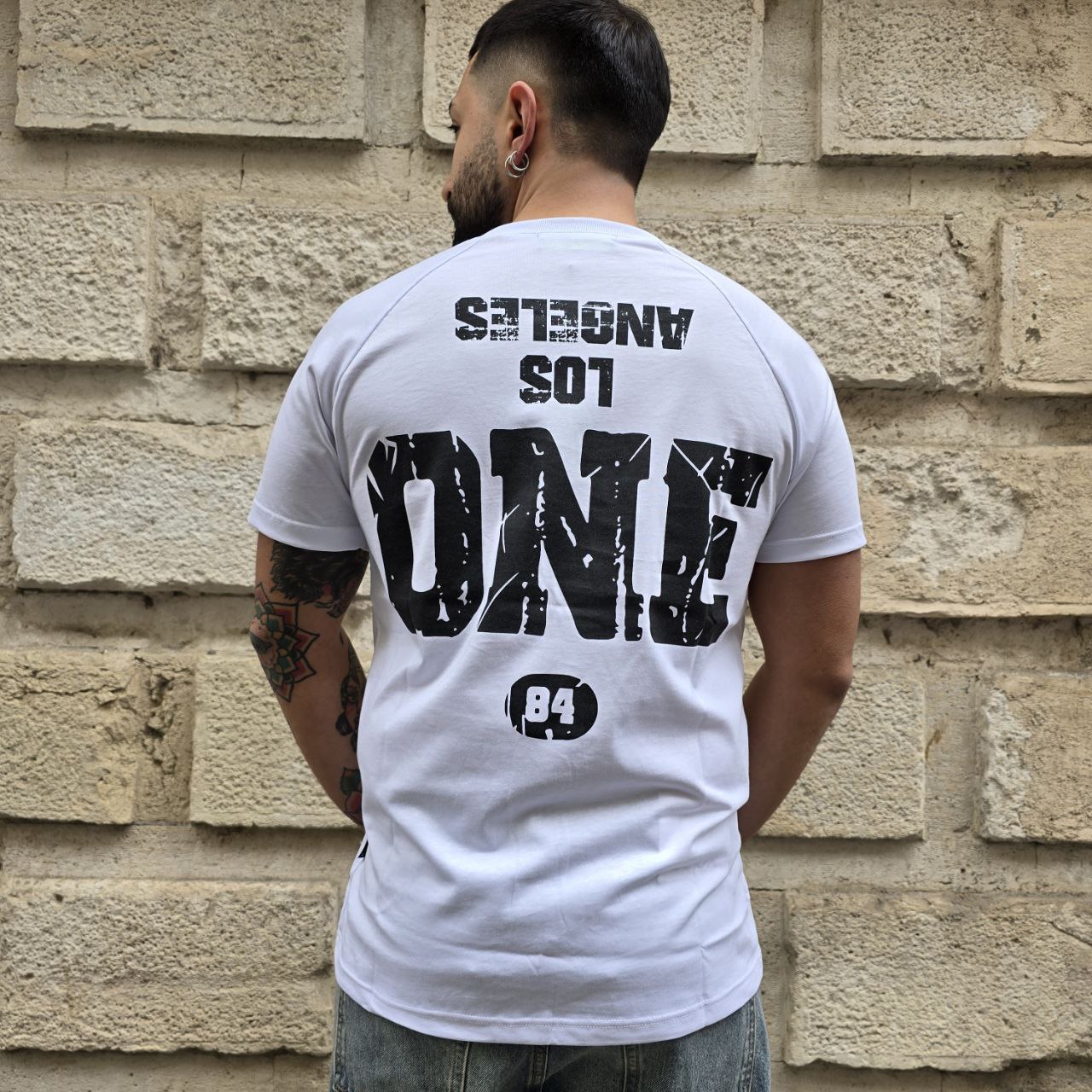 T-Shirt GBL Los Angeles - Bianco