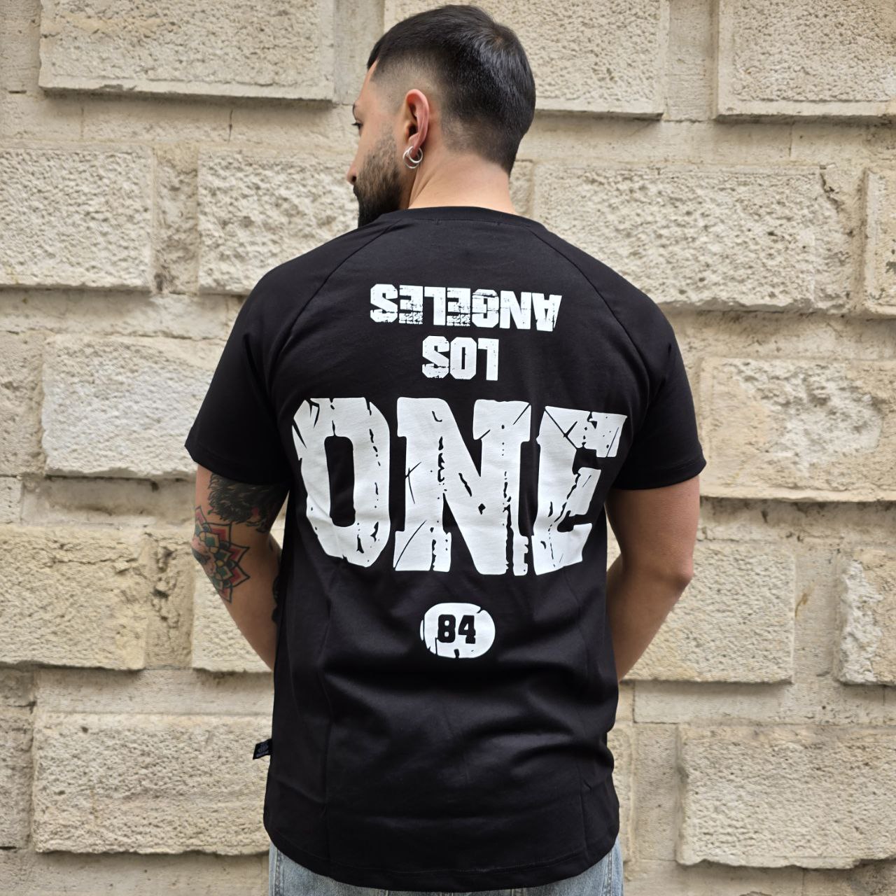 T-Shirt GBL Los Angeles - Nero
