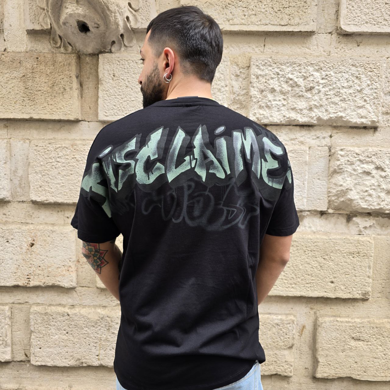 T-Shirt Disclaimer 54896 - Nero