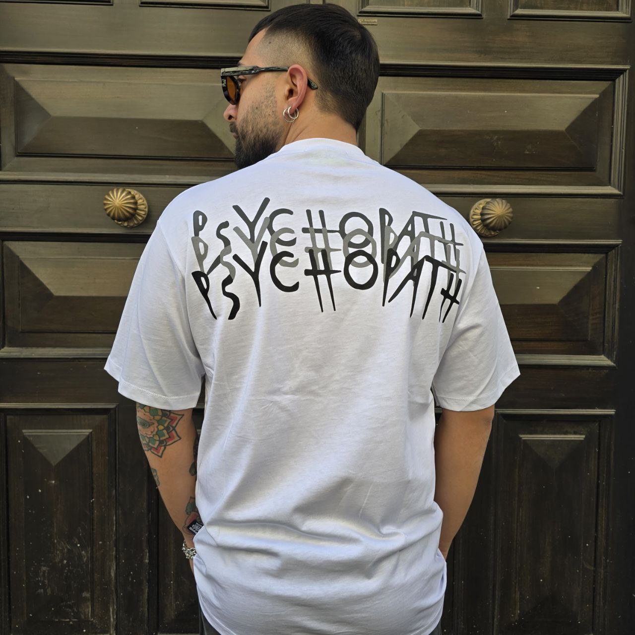 T-Shirt GBL Psychopath - Bianco