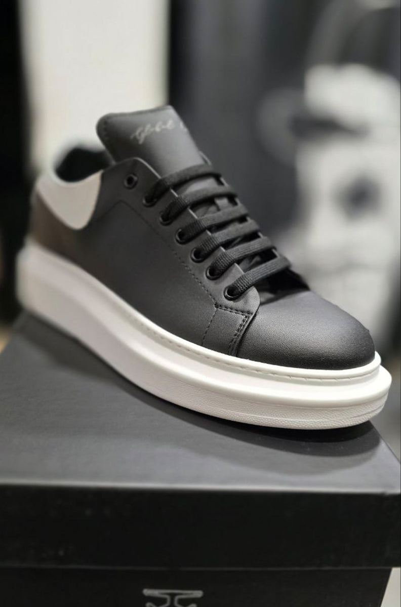SNEAKERS MOD. MCQUEEN GLOBAL OFFICIAL - NERO/BIANCO