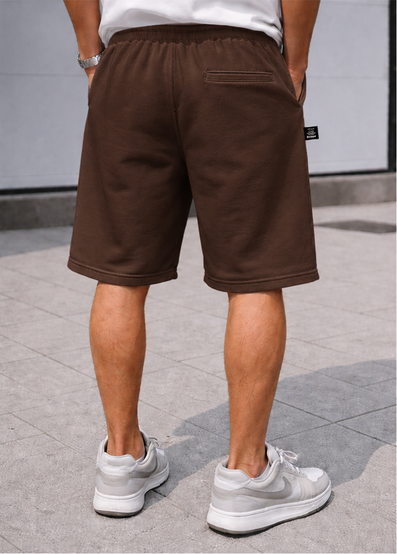 PANTALONCINO GLOBAL BRAND WRITE GOTH - MORO