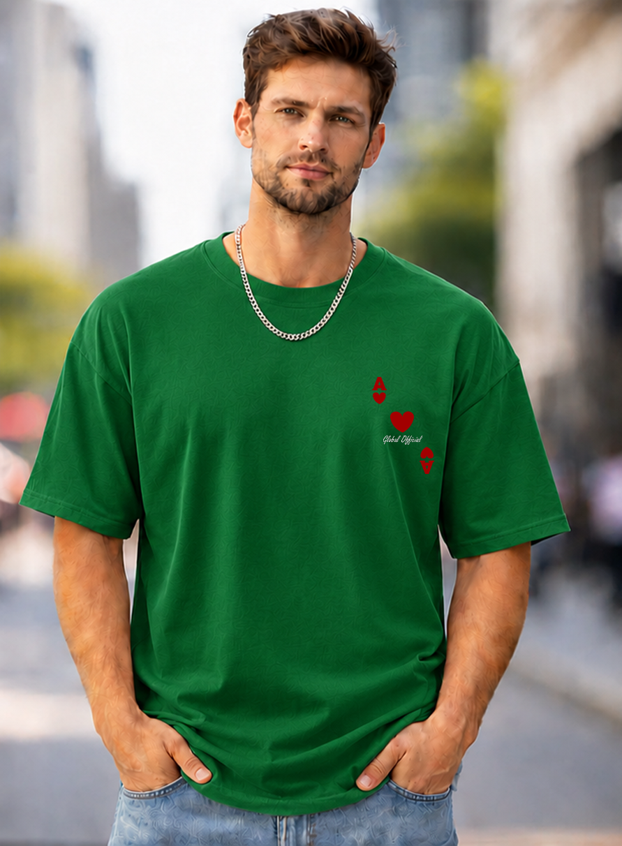 T-SHIRT GLOBAL BRAND ART. ASSO - VERDE BANDIERA