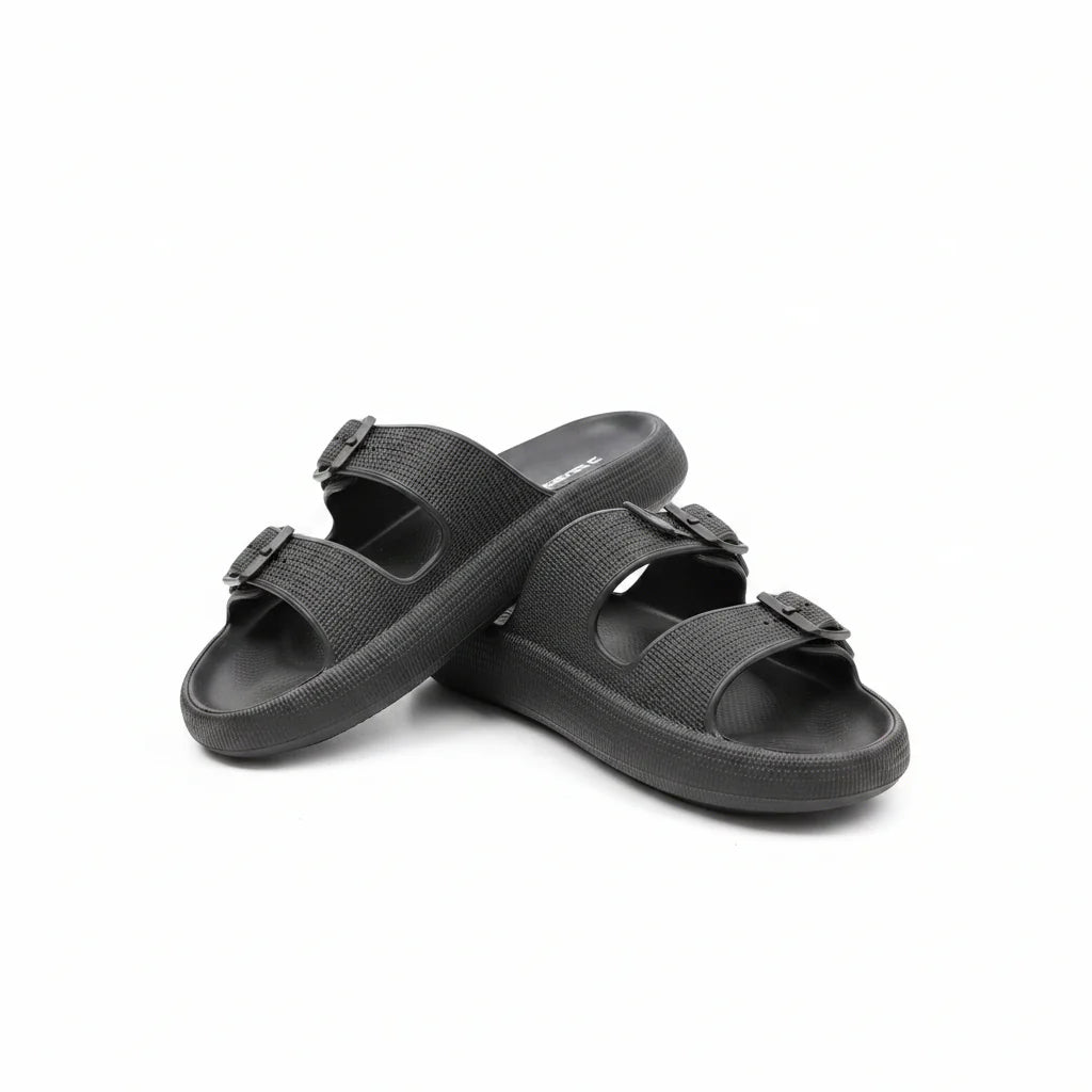 CIABATTA DS2 DOPPIA FASCIA - NERO