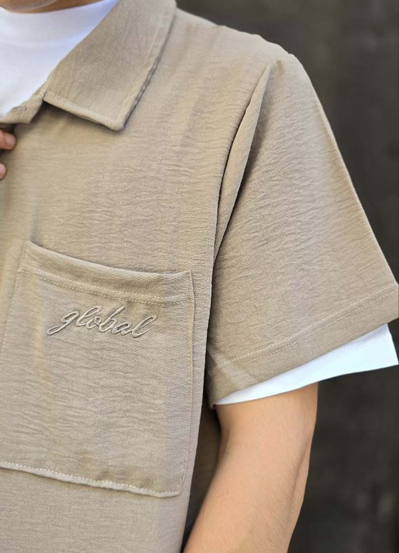 COMPLETO GLOBAL BRAND RICAMATO - BEIGE