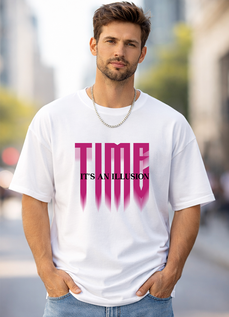 T-SHIRT GLOBAL BRAND ART. 8022 - BIANCO/FUXIA