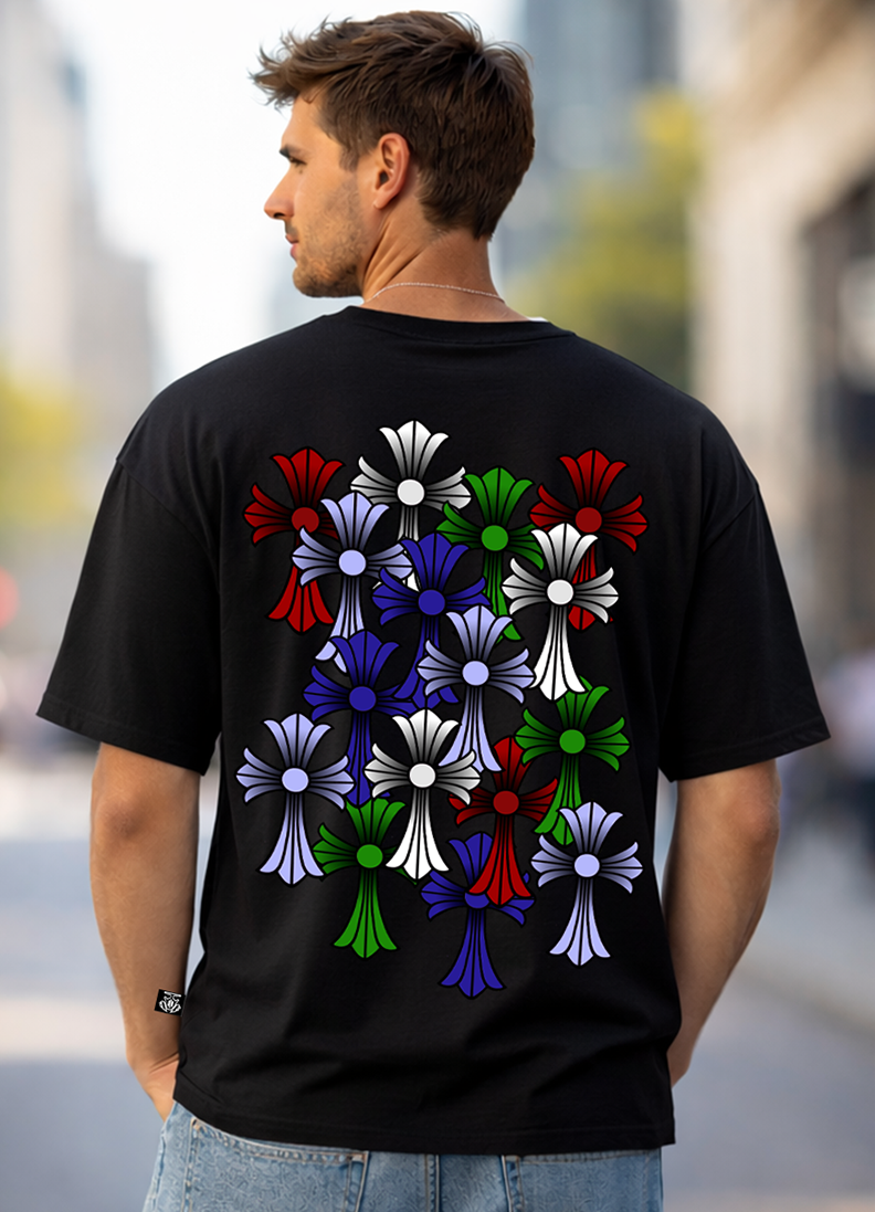 T-SHIRT GLOBAL BRAND ART. 8009 - NERO