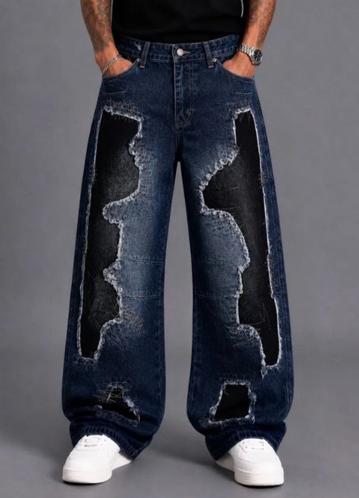 JEANS BAGGY ART. KK3226# - BLU DENIM