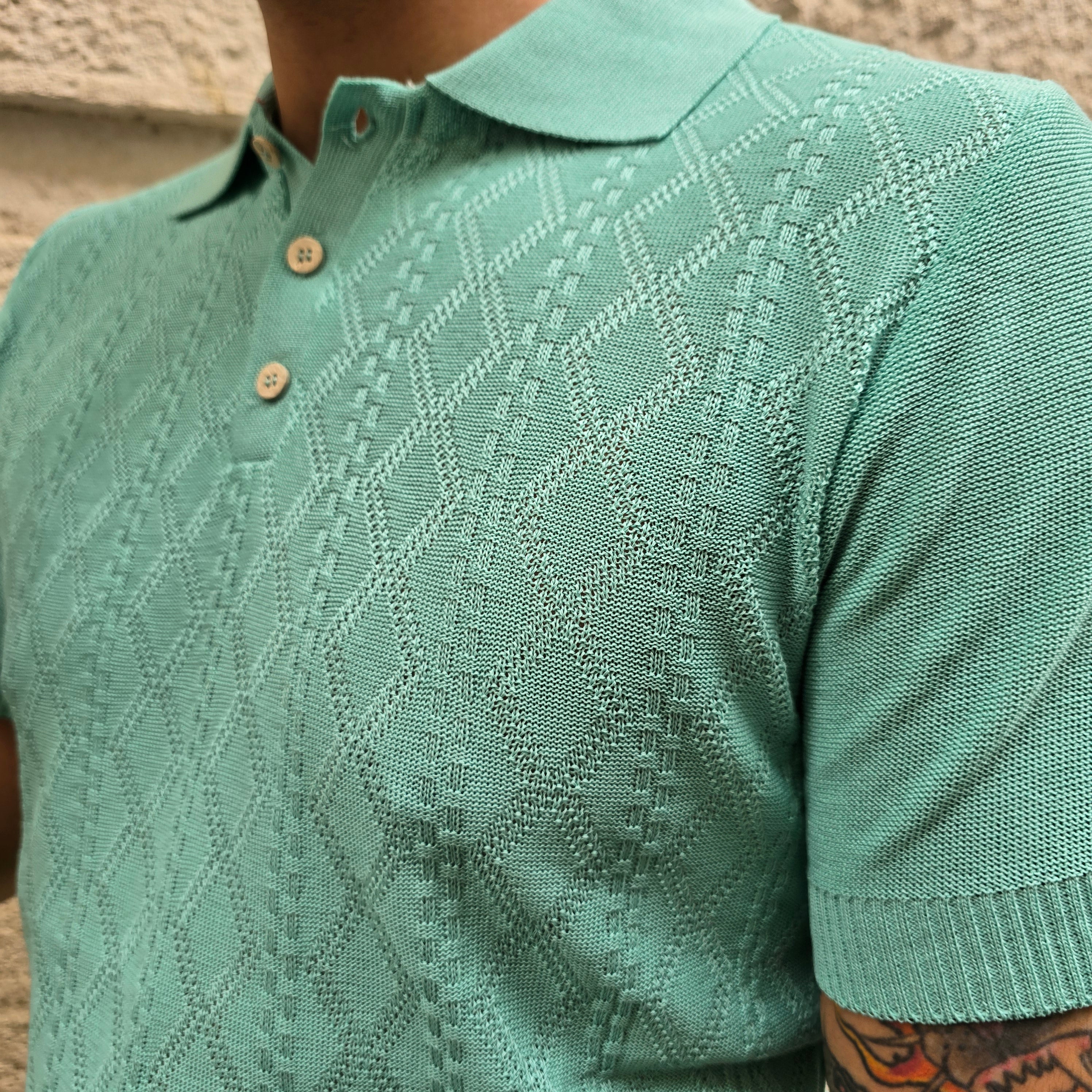 Polo con bottoni GBL art. 290 - Verdino
