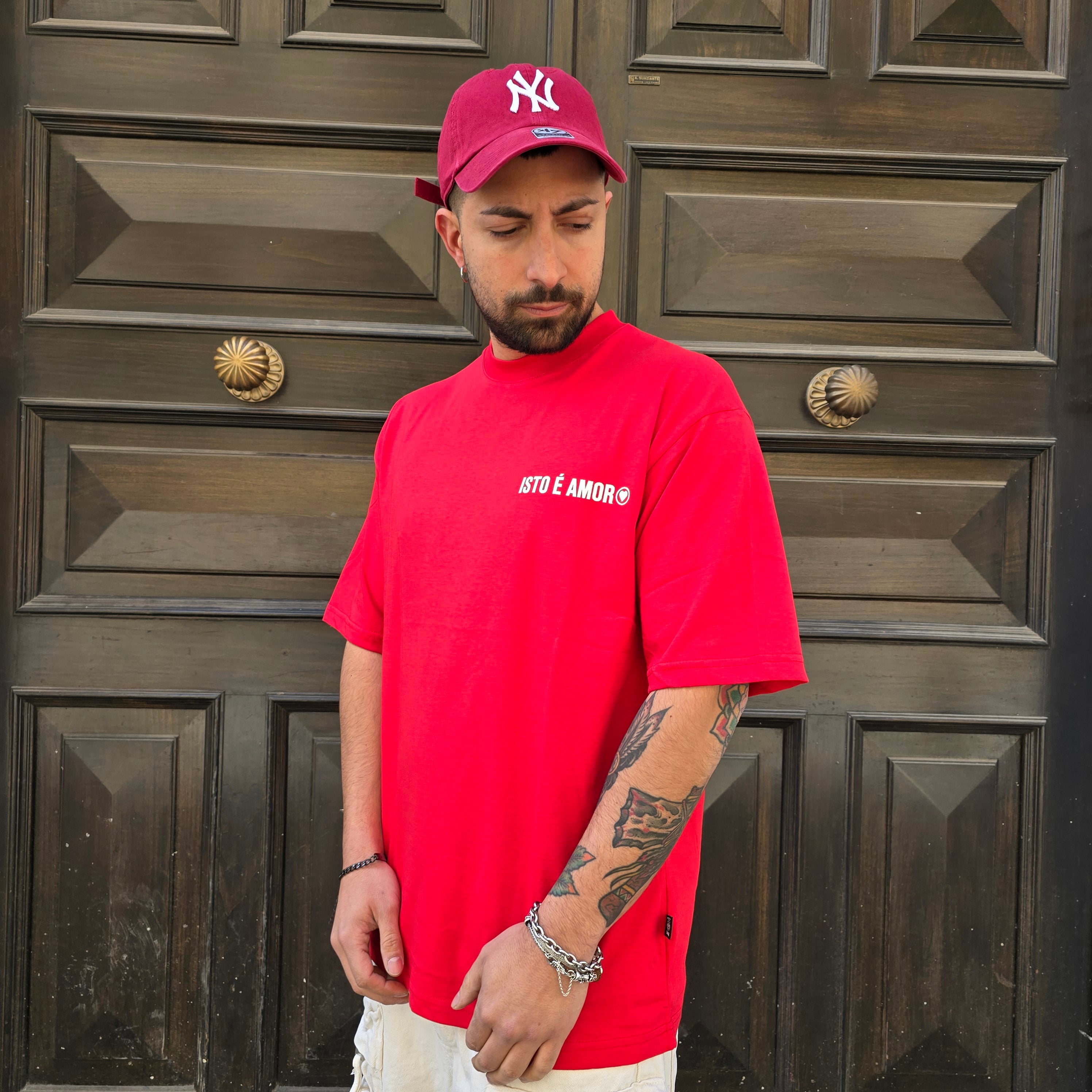T-Shirt GBL Isto é Amor - Rosso