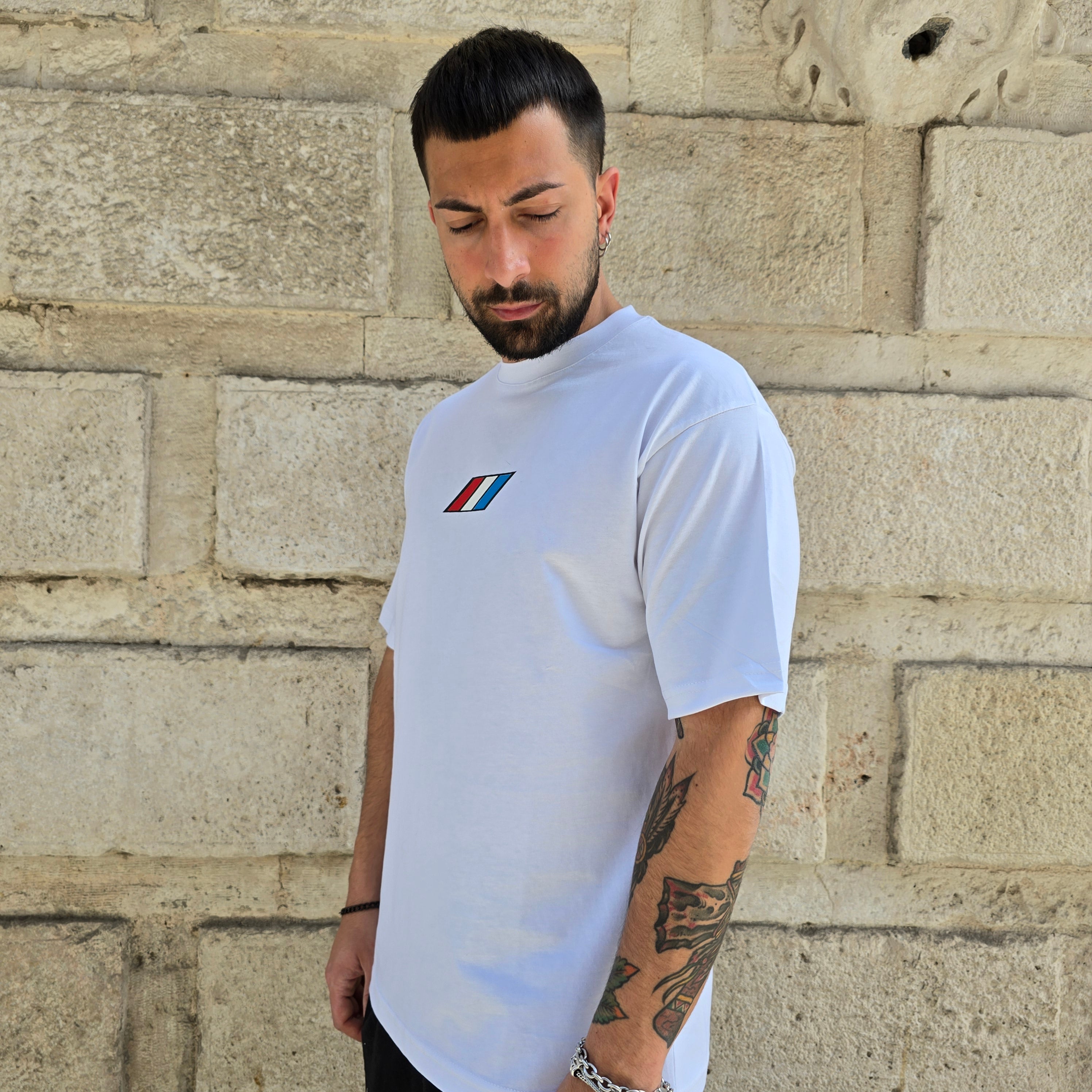 T-Shirt GBL Race - Bianco