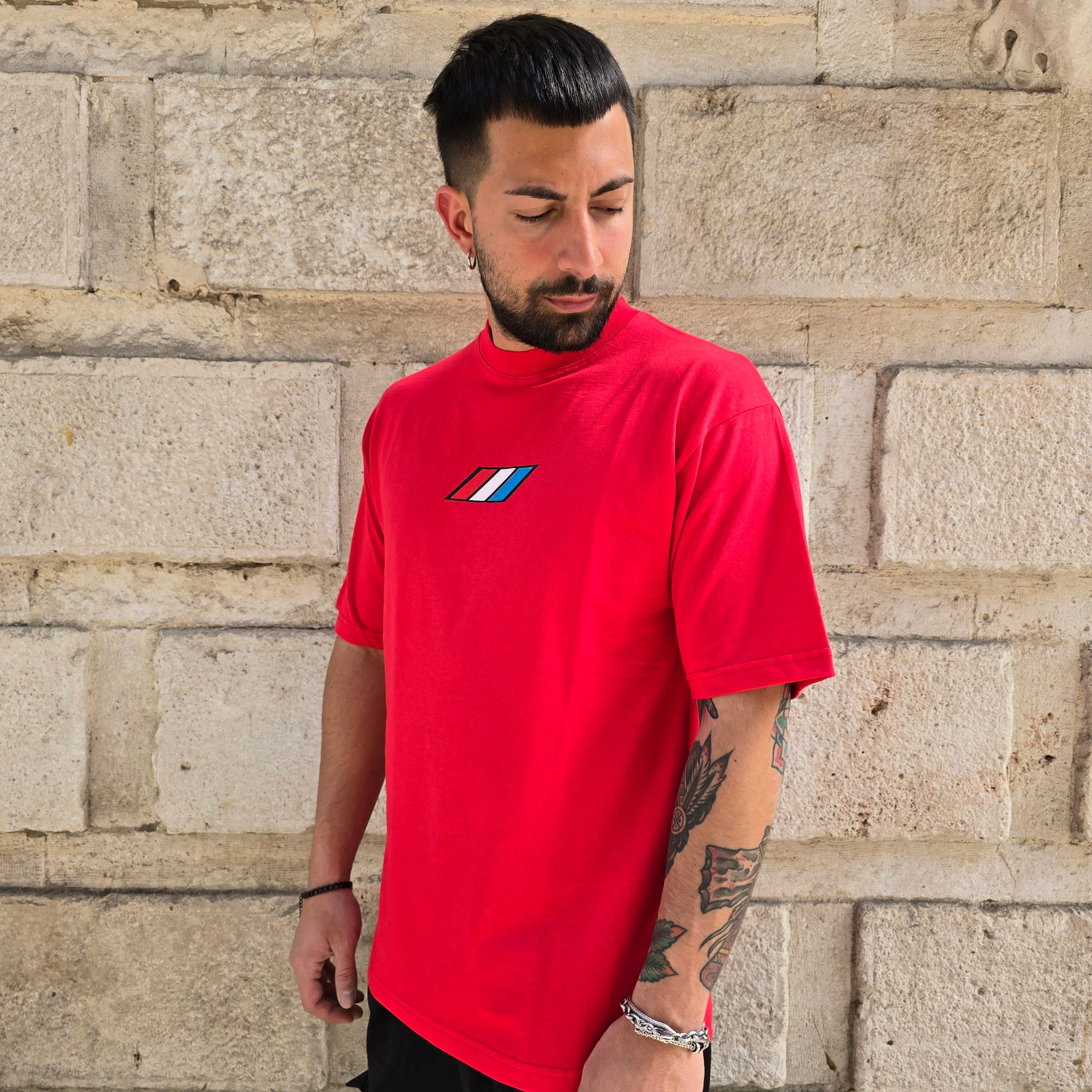 T-Shirt GBL Race - Rosso
