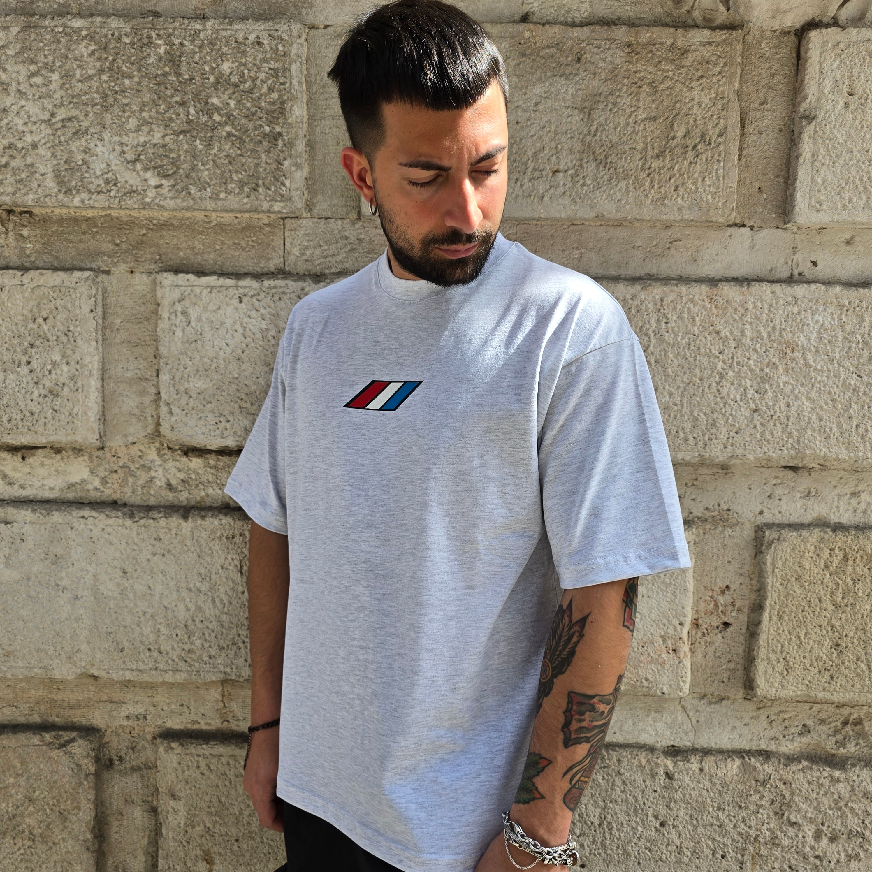 T-Shirt GBL Race - Grigio NK