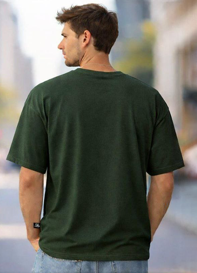 T-SHIRT GLOBAL BRAND ART. 8016 - VERDE BOSCO