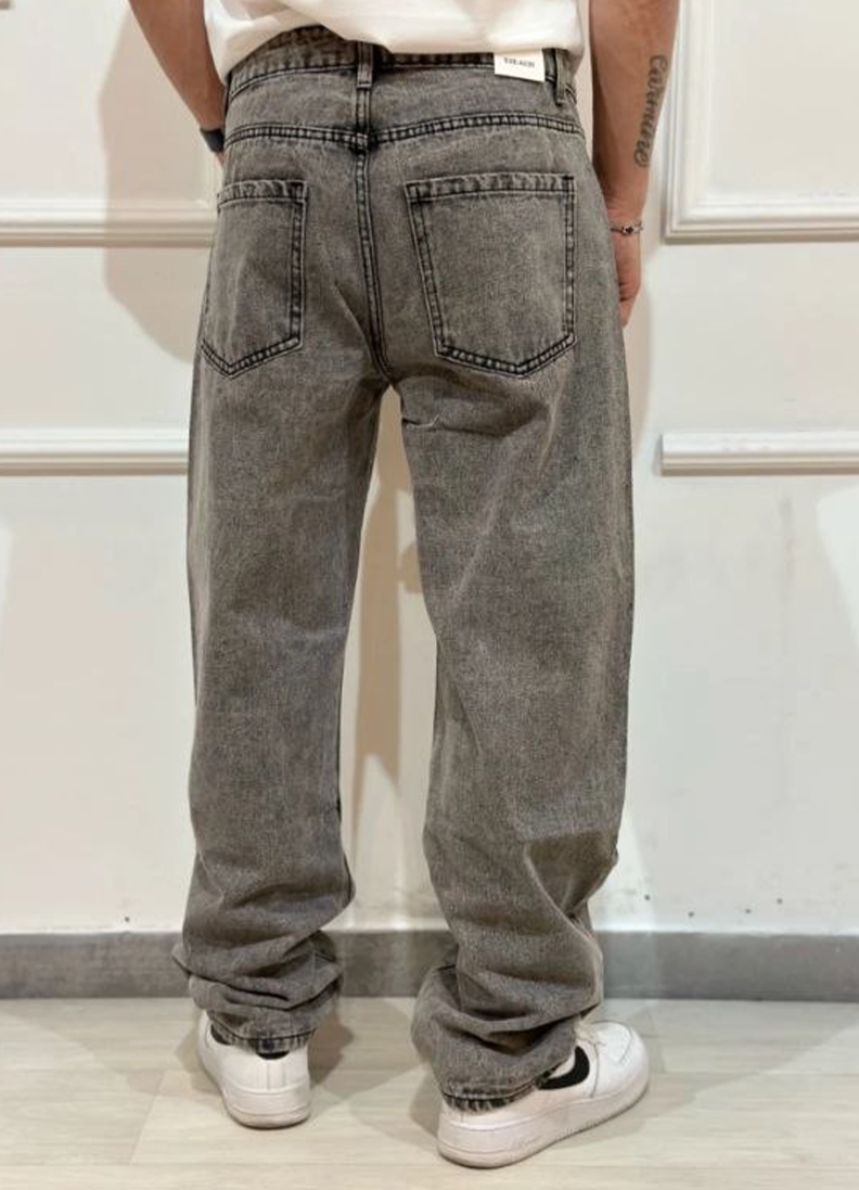 JEANS BAGGY ART. 8755Q-1 - GRIGIO