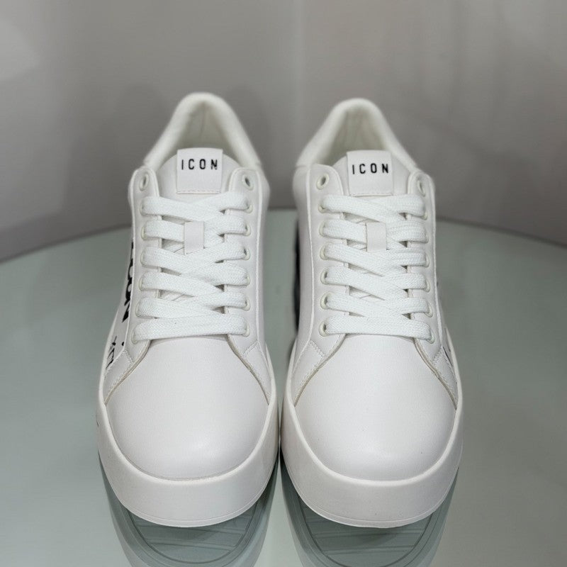 SNEAKERS ICON ART. LAVAGNA (05636) - BIANCA