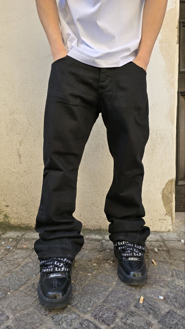 JEANS FLARE GLOBAL BRAND ART. 7000 - NERO