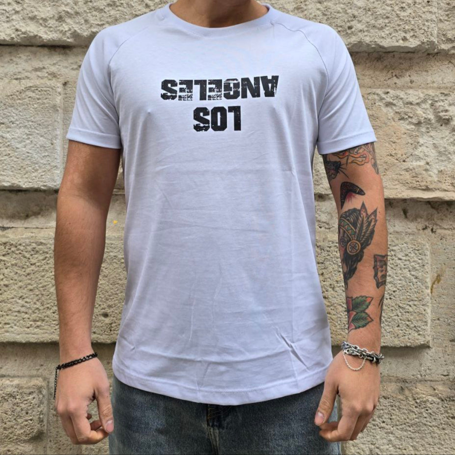 T-Shirt GBL Los Angeles - Bianco