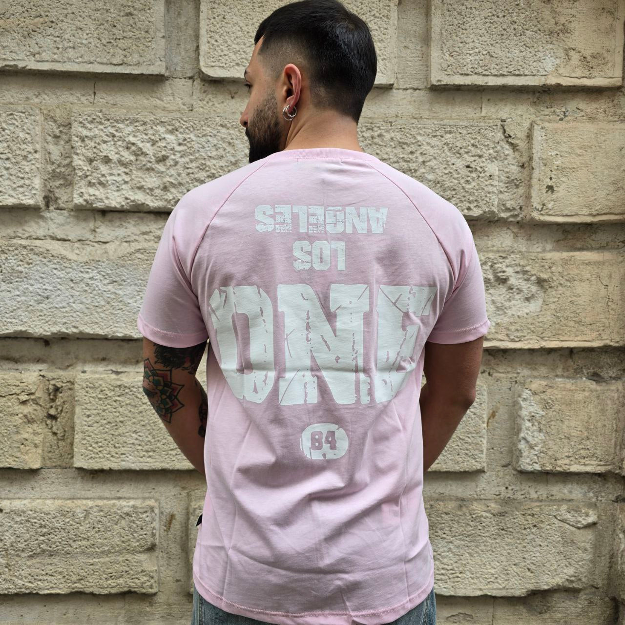 T-Shirt GBL Los Angeles - Rosa