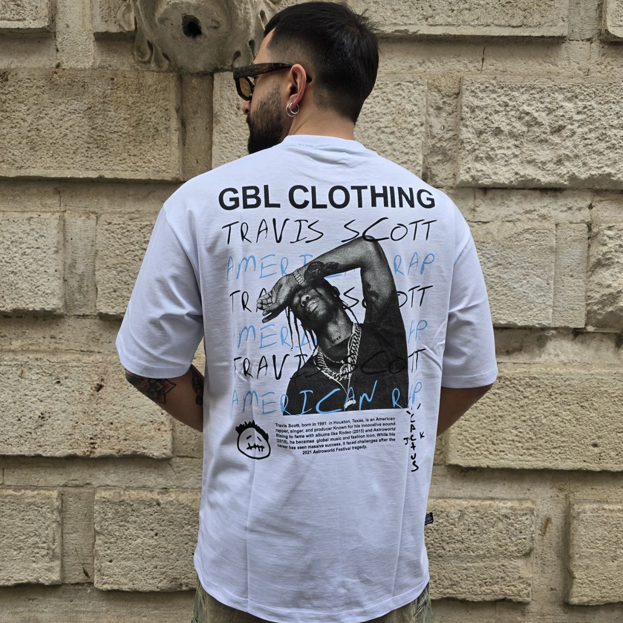 T-Shirt GBL Travis - Bianco