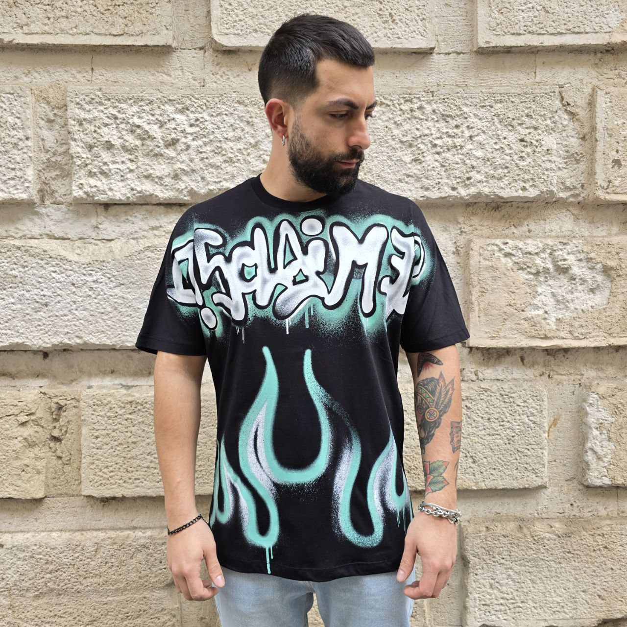 T-Shirt Disclaimer 55000 - Nero