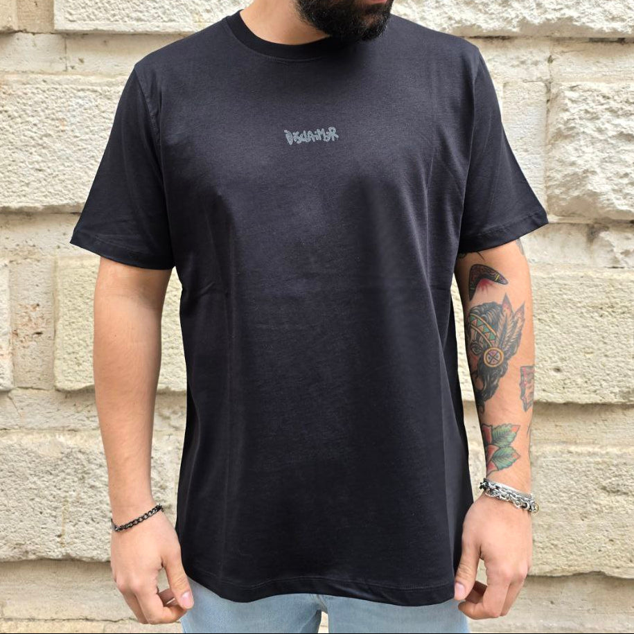 T-Shirt Disclaimer 54842 - Nero