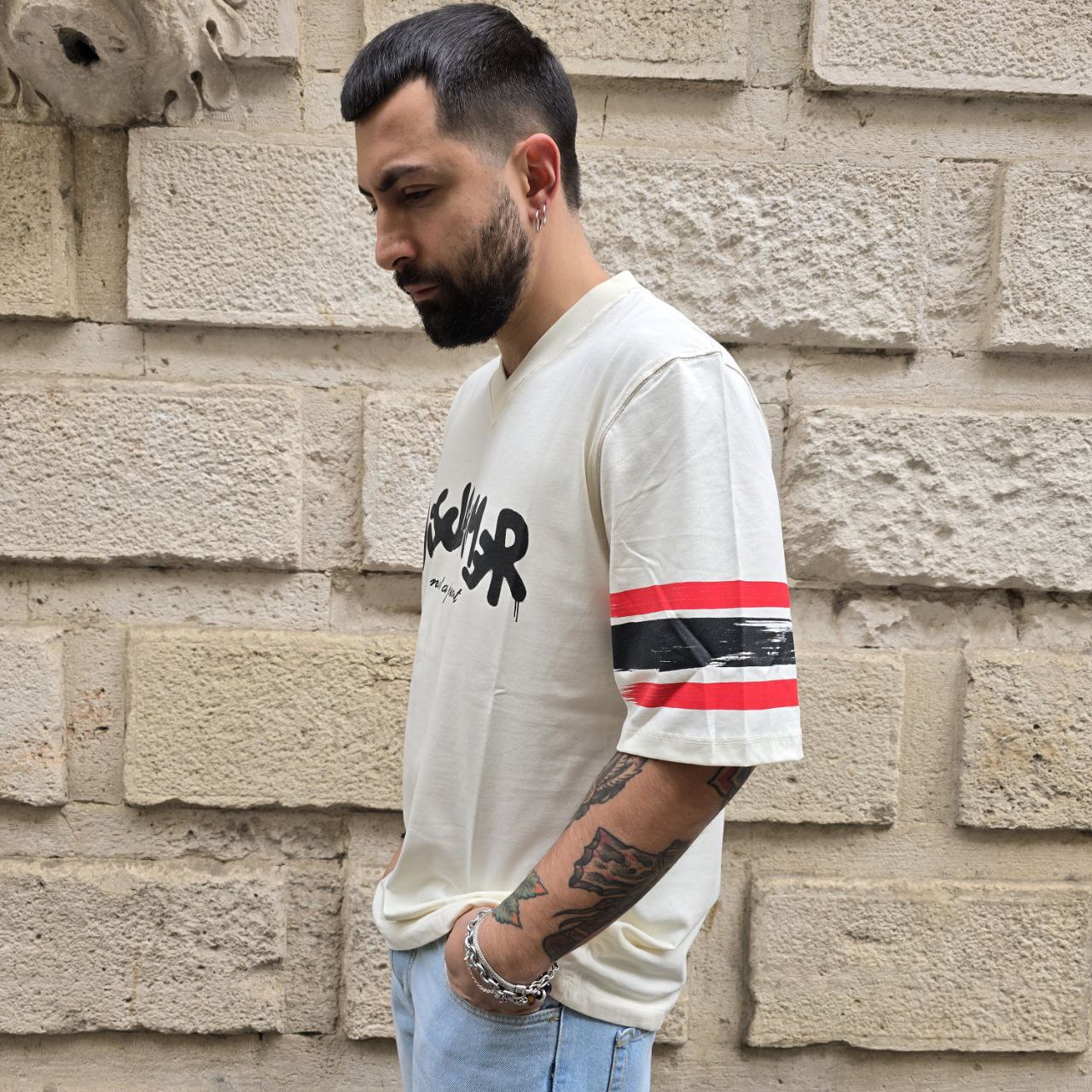 T-Shirt Disclaimer 54889 - Crema