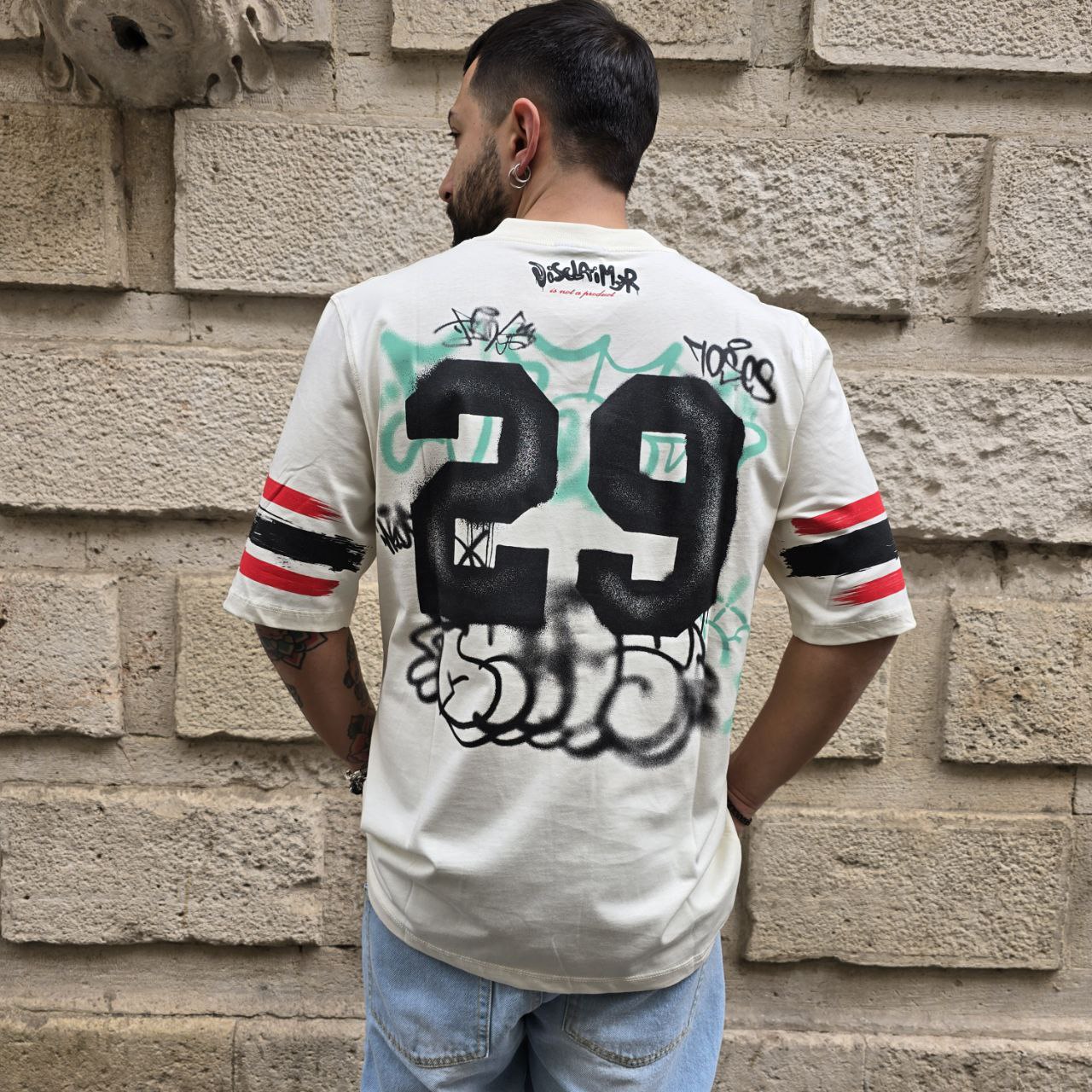 T-Shirt Disclaimer 54889 - Crema
