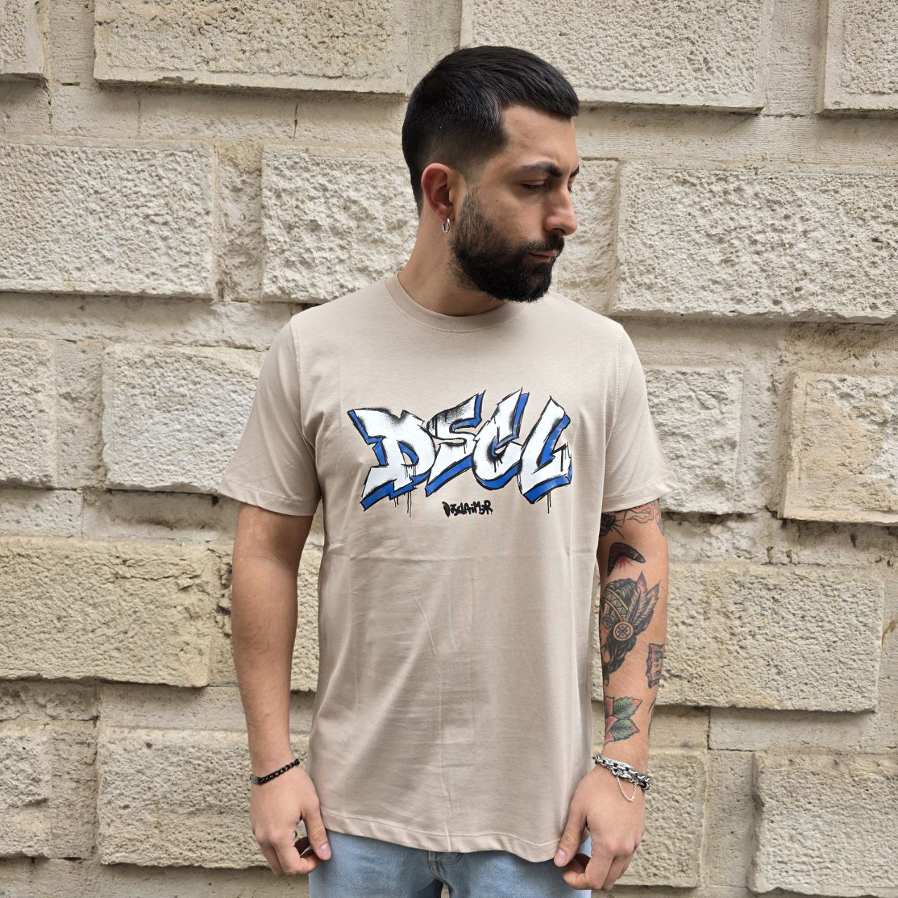 T-Shirt Disclaimer 54817 - Beige