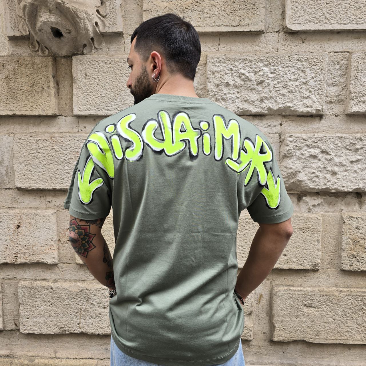 T-Shirt Disclaimer 54802 - Verde