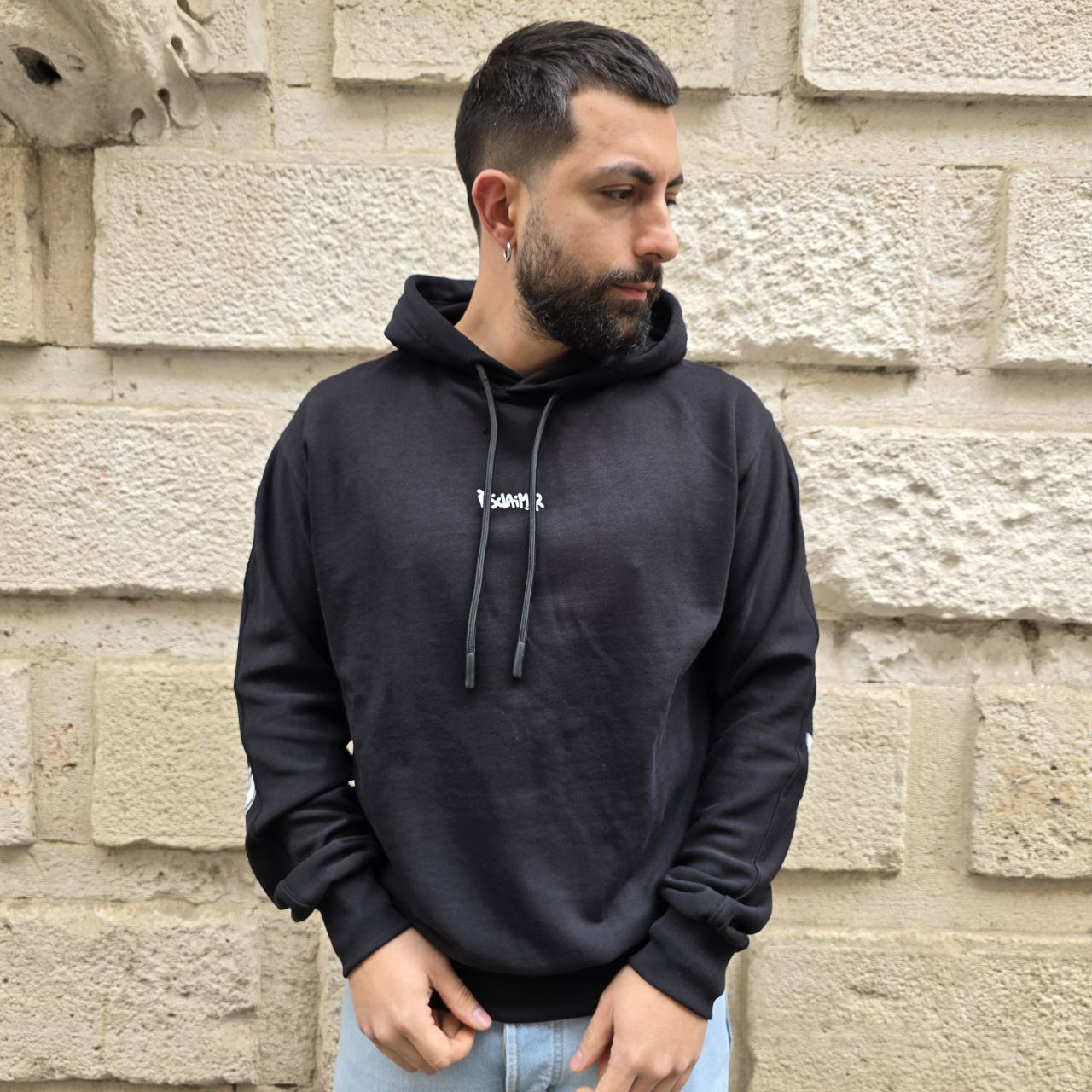 Felpa Disclaimer 54800 - Nero