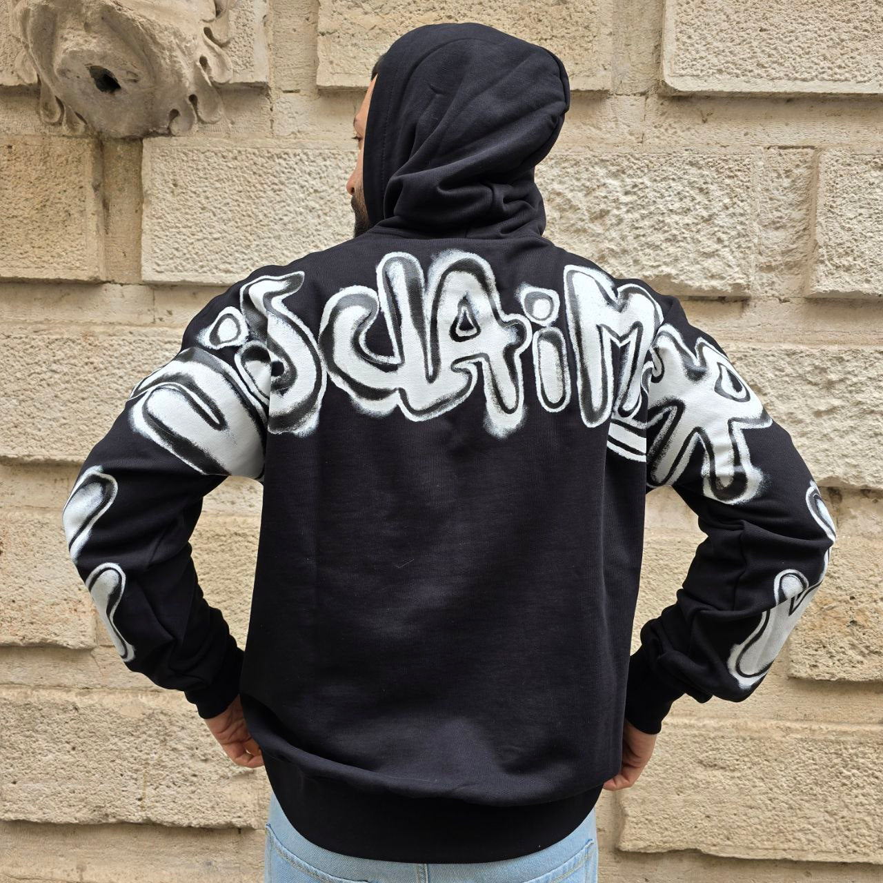 Felpa Disclaimer 54800 - Nero