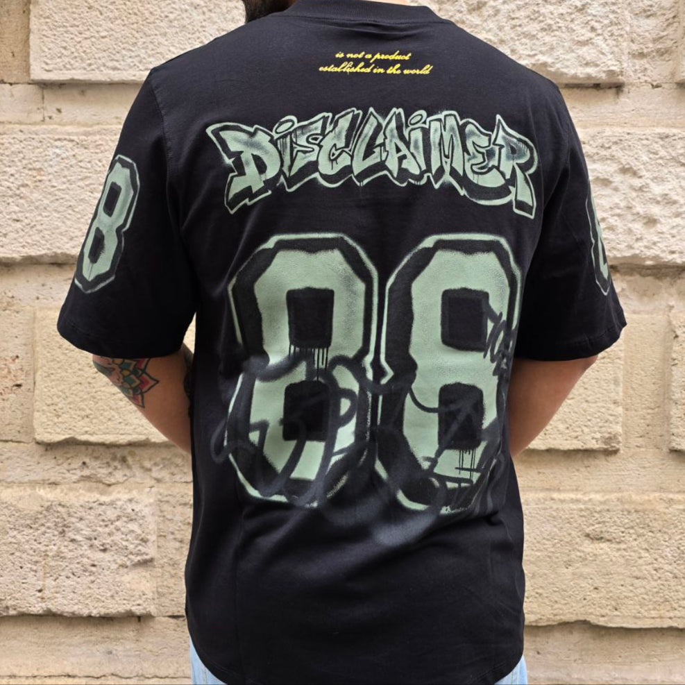 T-Shirt Disclaimer 54890 - Nero