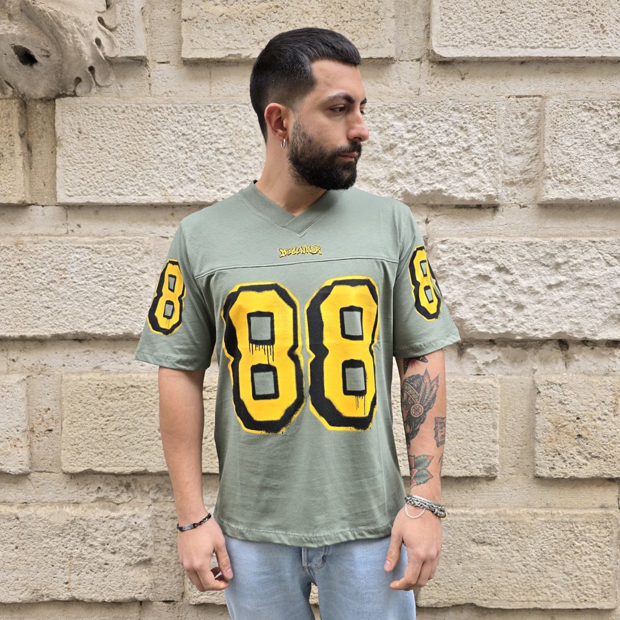 T-Shirt Disclaimer 54890 - Verde