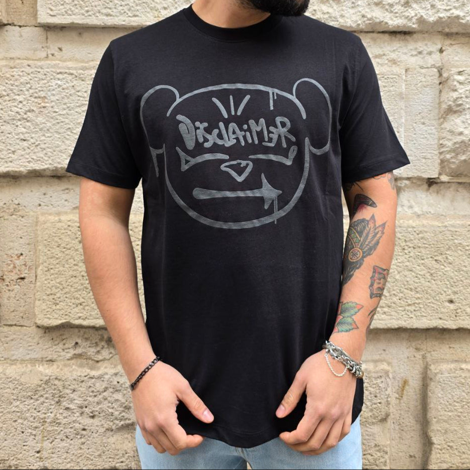 T-Shirt Disclaimer 54847 - Nero