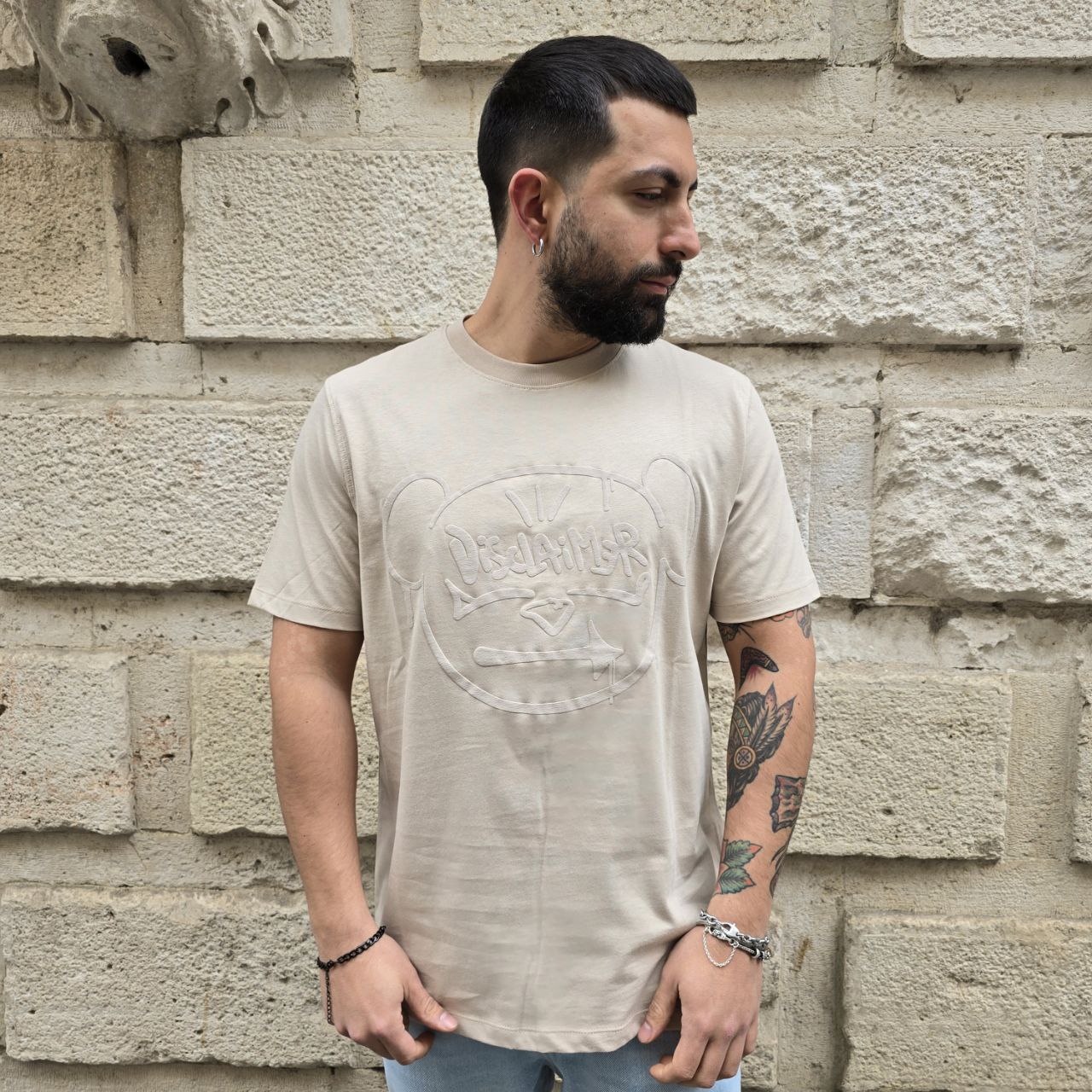 T-Shirt Disclaimer 54847 - Beige