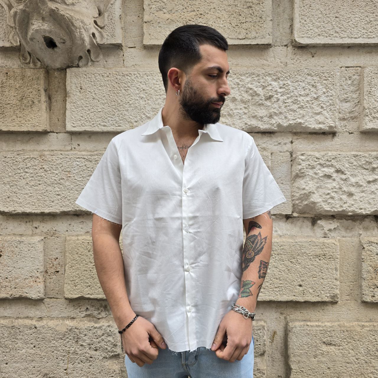Camicia Disclaimer 54845 - Bianco