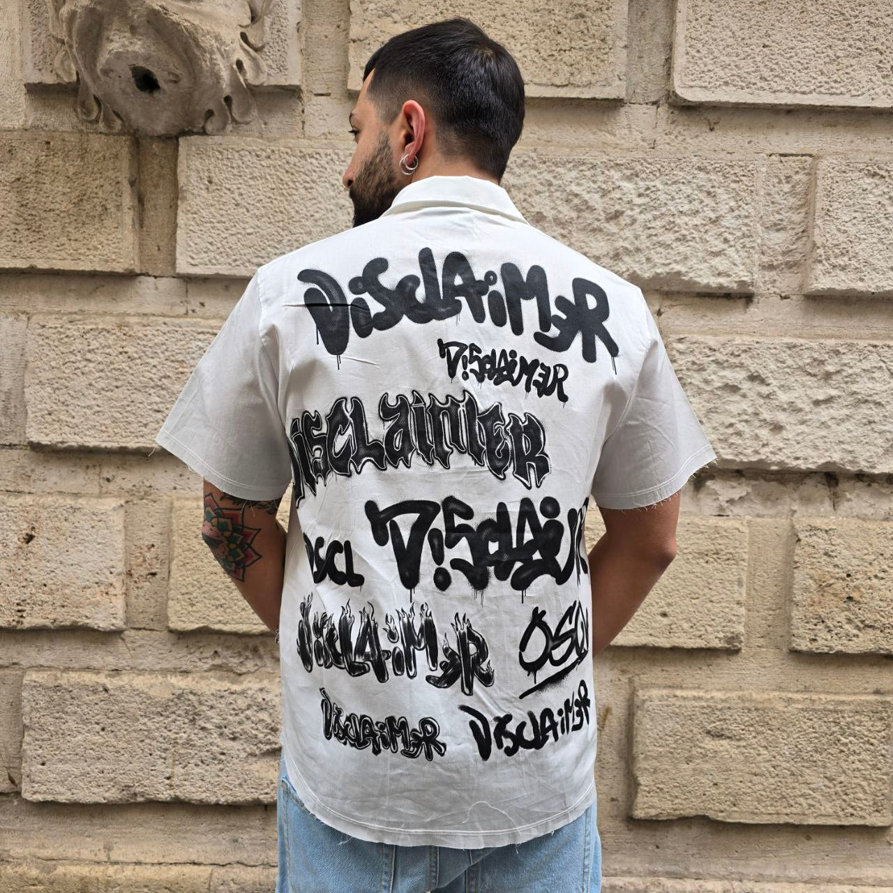 Camicia Disclaimer 54845 - Bianco