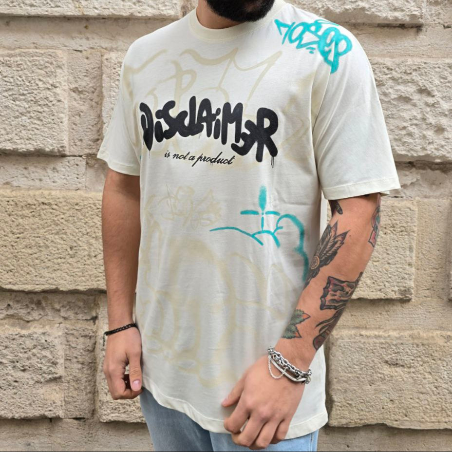T-Shirt Disclaimer 54897 - Panna