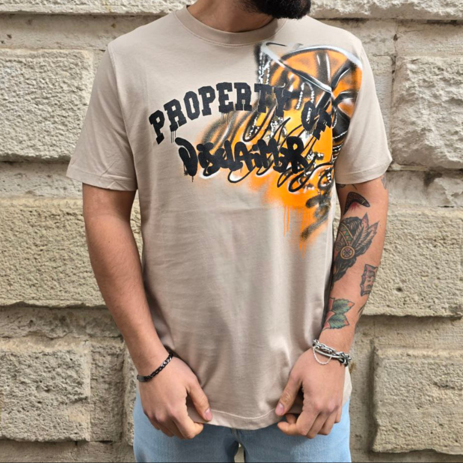 T-Shirt Disclaimer 54888 - Beige