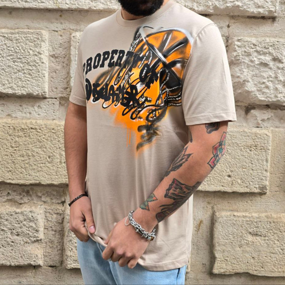 T-Shirt Disclaimer 54888 - Beige