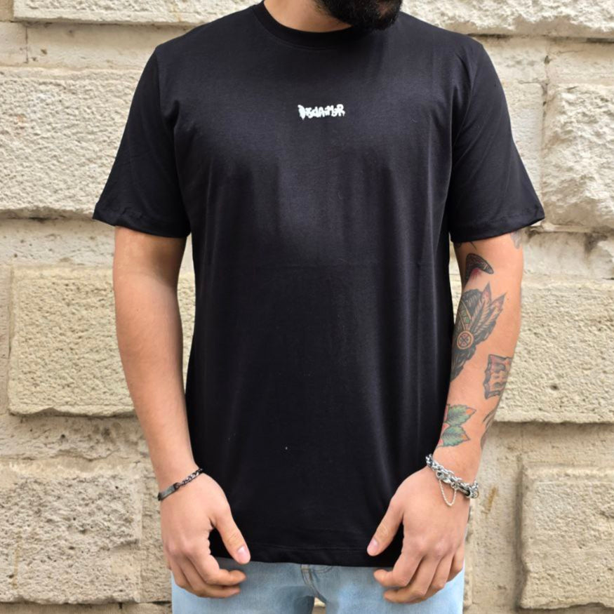 T-Shirt Disclaimer 54827 - Nero