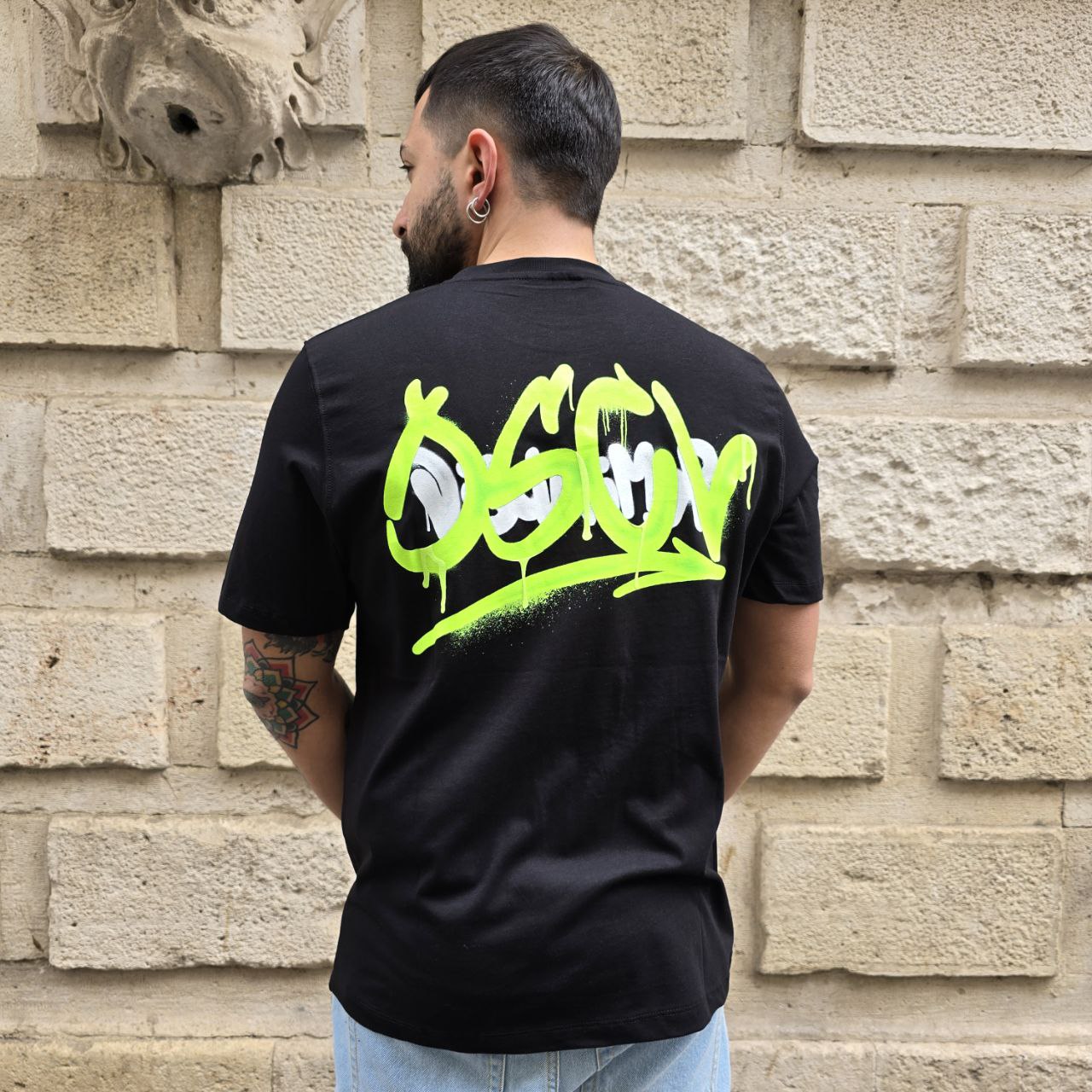 T-Shirt Disclaimer 54827 - Nero