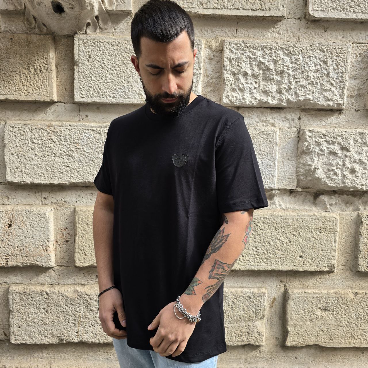 T-Shirt Disclaimer 54848 - Nero