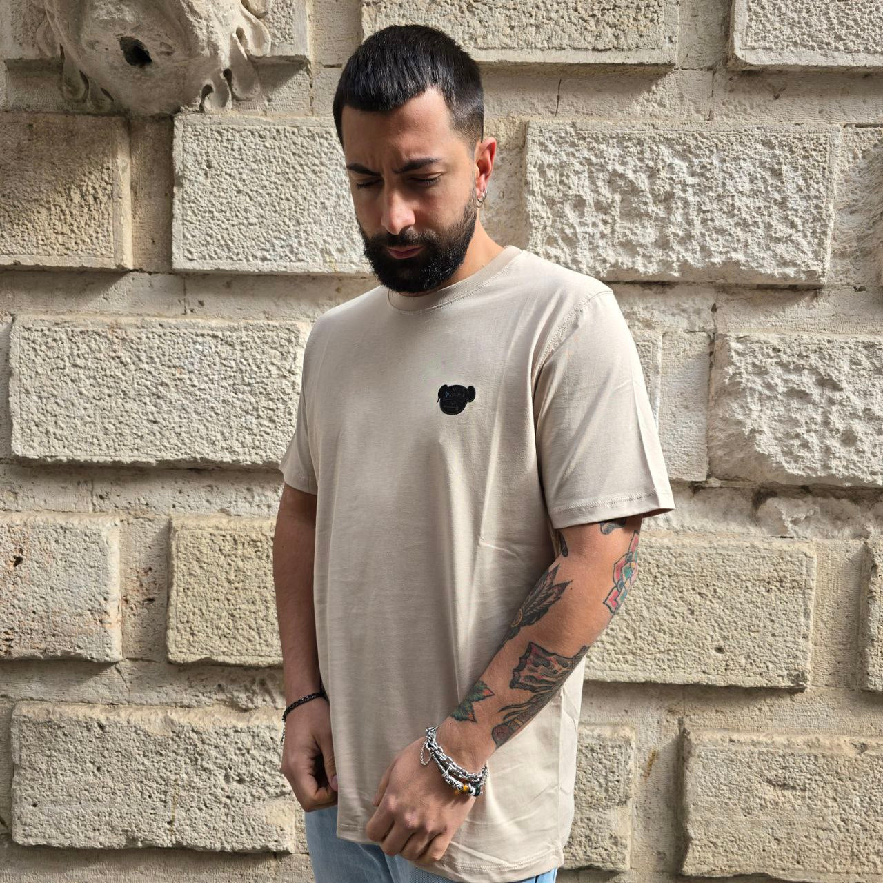 T-Shirt Disclaimer 54848 - Crema