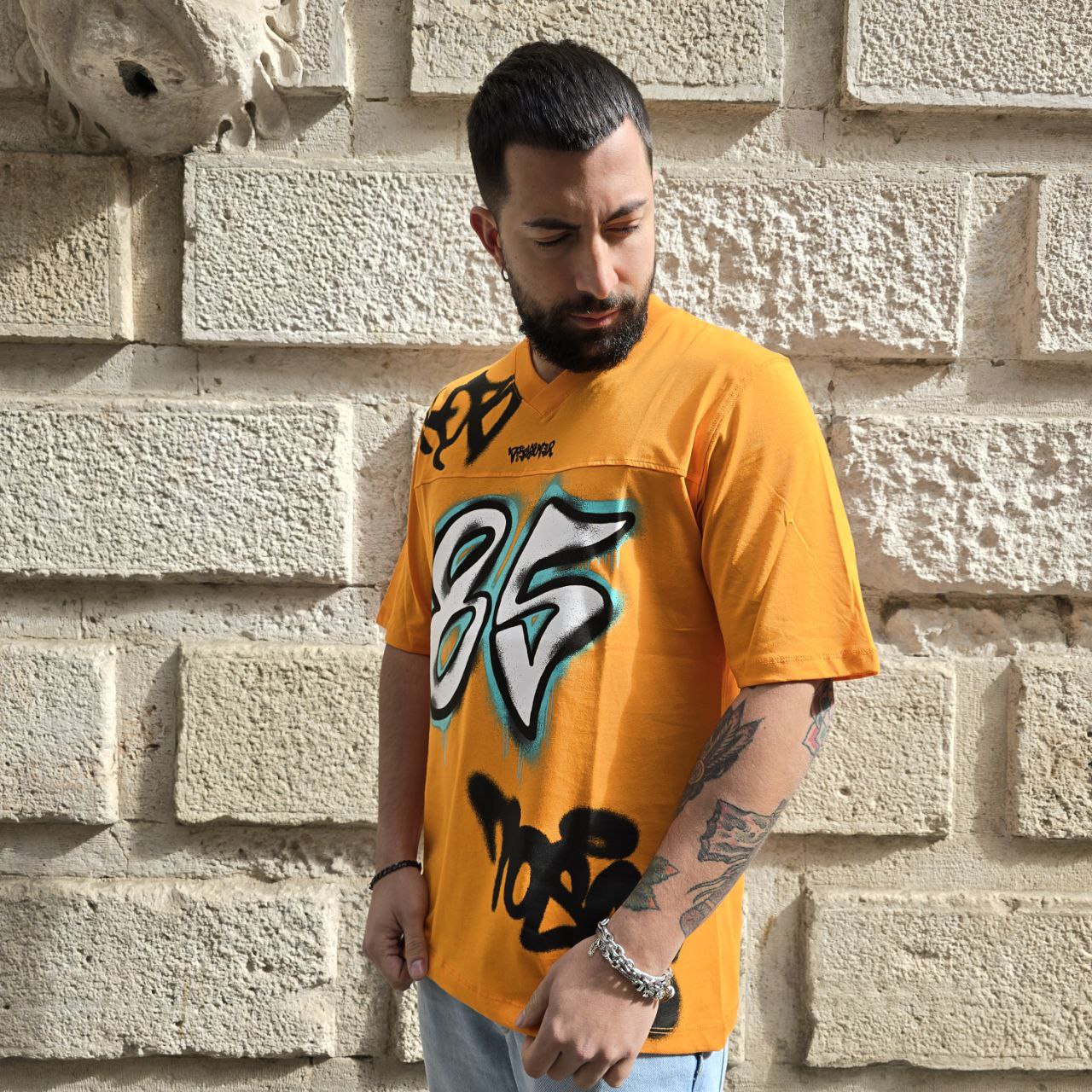 T-Shirt Disclaimer 54891 - Arancio