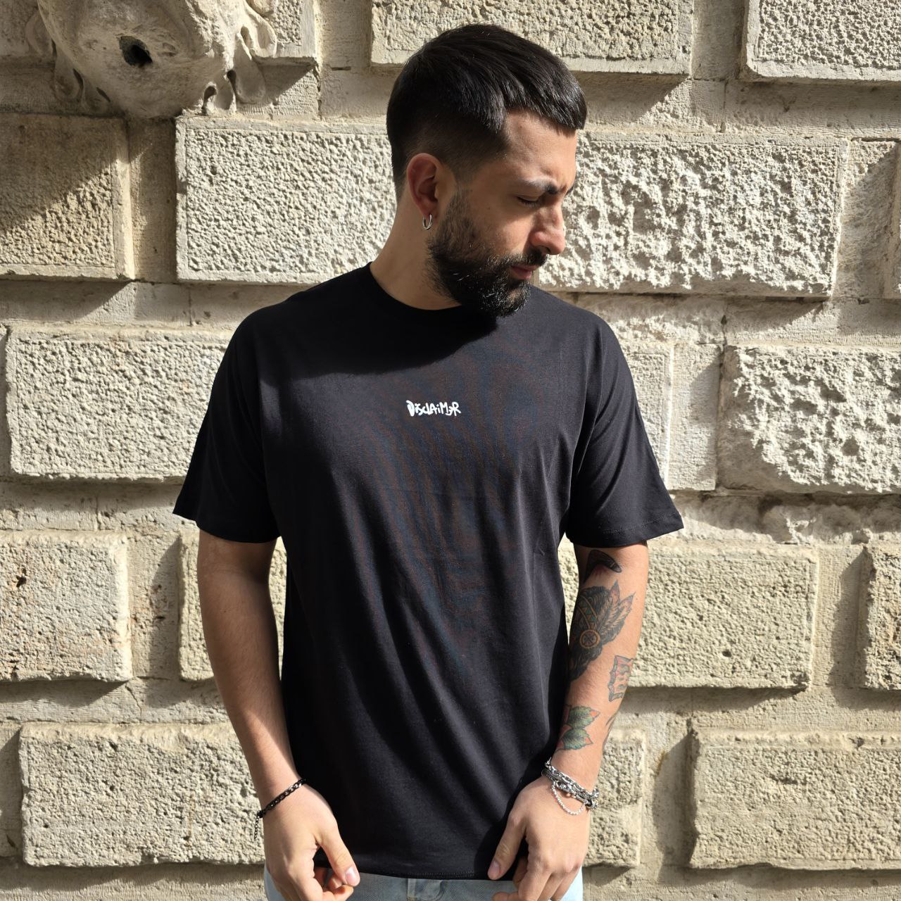 T-Shirt Disclaimer 54802 - Nero